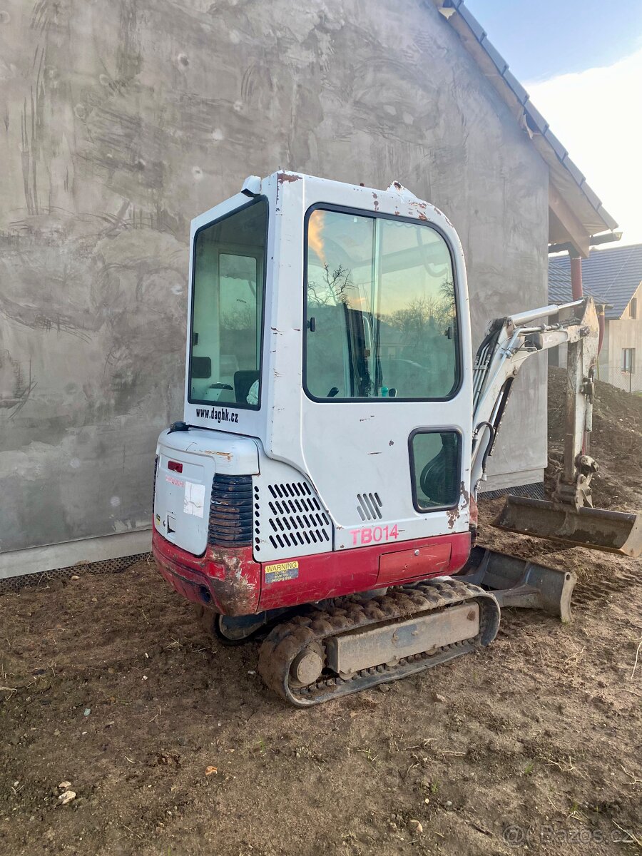 Minibagr Takeuchi TB014 – plně funkční, ihned k dispozici - 6