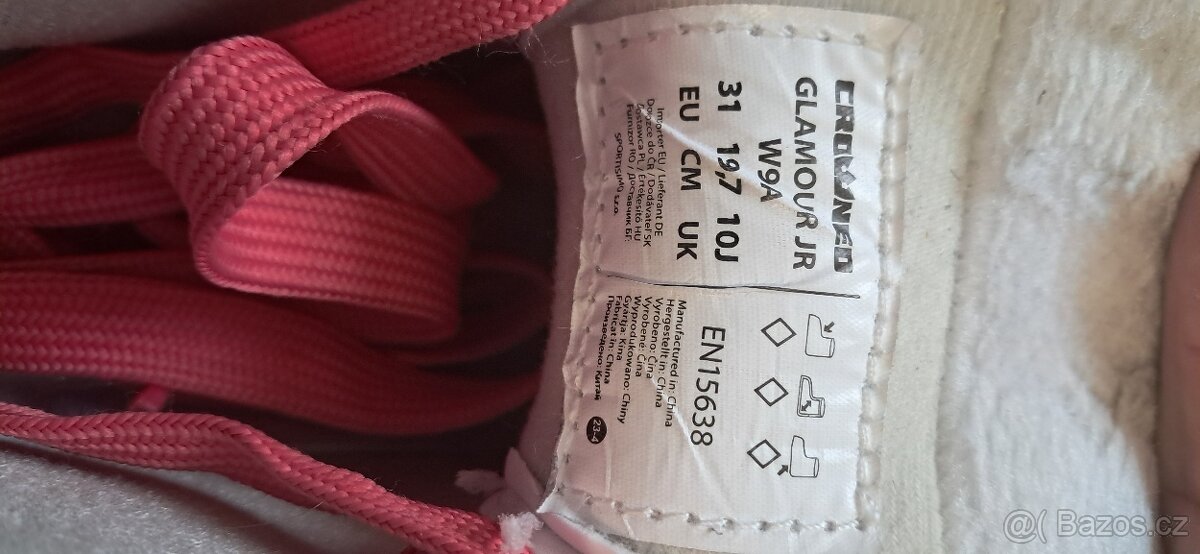 Prodám dívčí lední brusle Crowned GLAMOUR JR vel 31 - 6