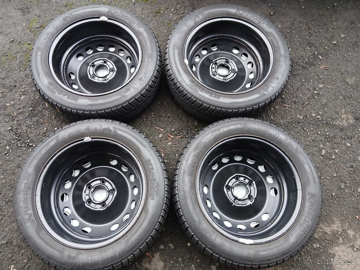 Prodám sadu Orig kol Volvo 205/55R16 zimní - 6