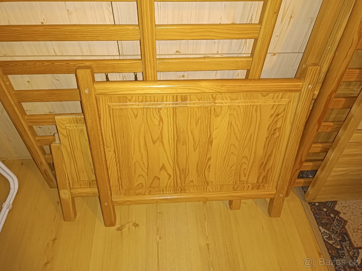 Dětská dřevěná postýlka - 6