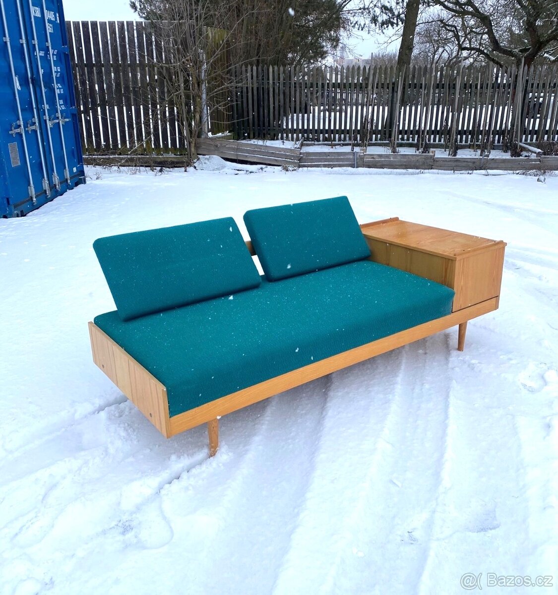 Retro pohovka / sofa 60. léta Brusel - 6