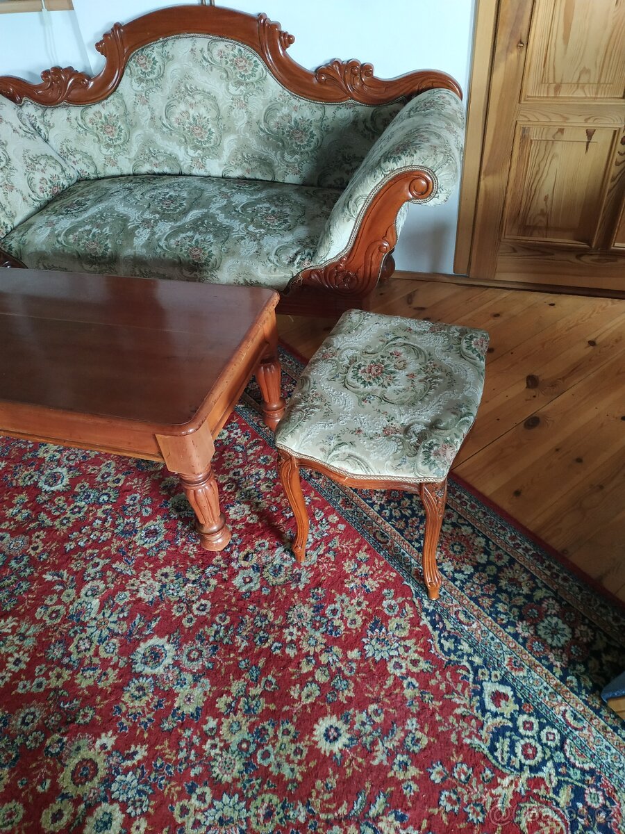 Pohovka, konferenční stolky, taburet - 6