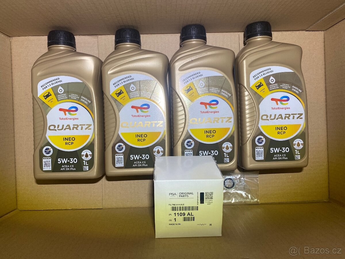 FILTRY + MOTORÝ OLEJ 1.2 PURETECH - 6