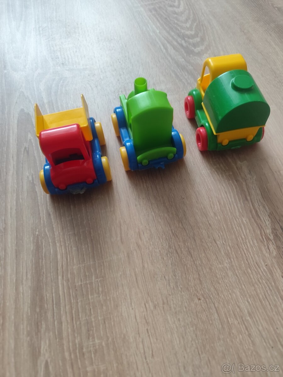 Stavebnice+ kostky na hraní - 6