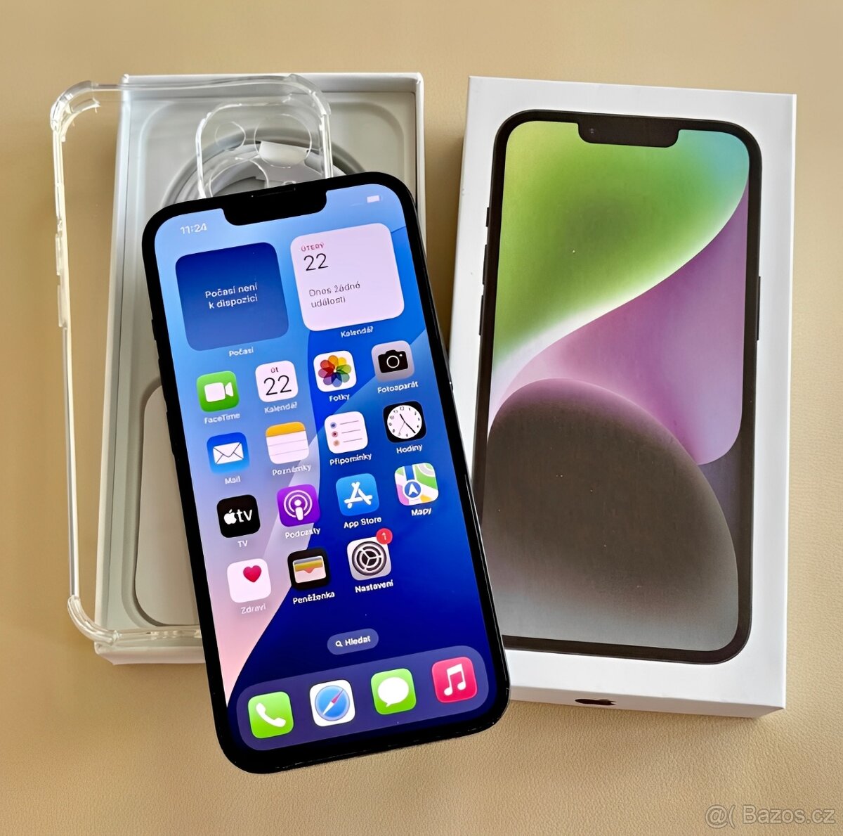 iPhone 14 Midnight BATERIE 100% TOP - 6