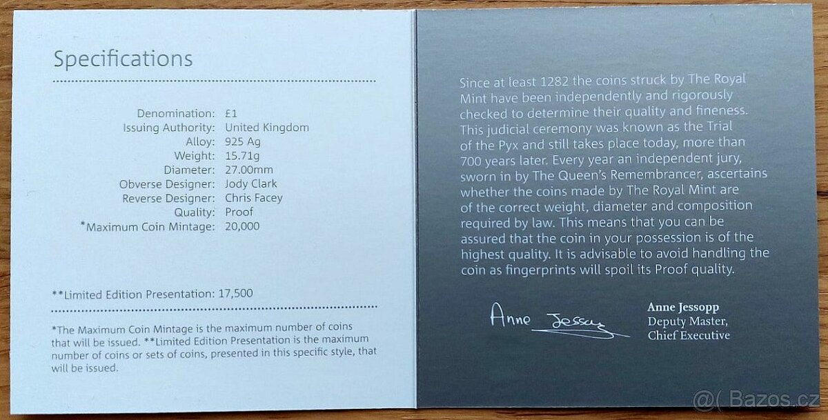 QUEEN 2020 UK Half Ounce Silver Proof Coin Limited Edition - 6