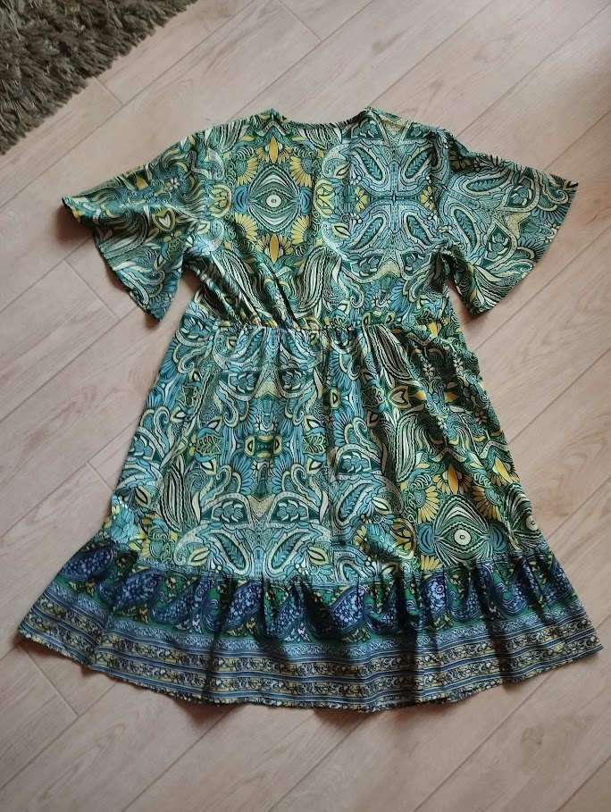 Šaty vel.L // EU 40/42 s ornamenty N.O.V.É. - 6