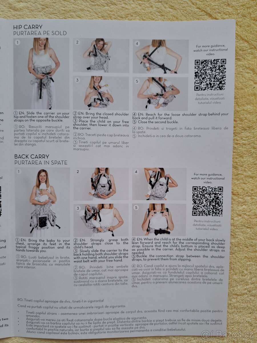 ZÁNOVNÍ rostoucí ergonomické nosítko - 6