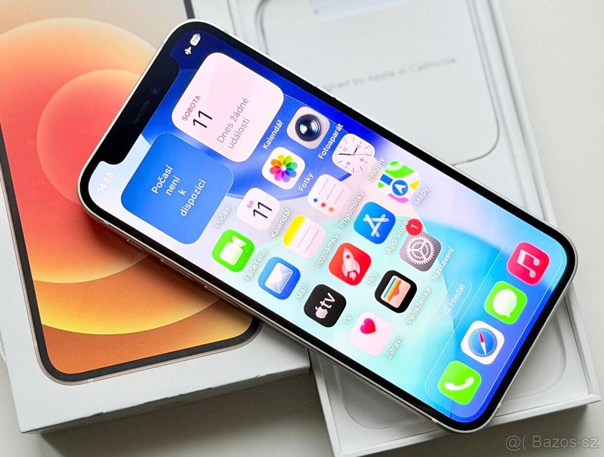 iPhone 12 Mini White BATERIE 100% TOP - 6