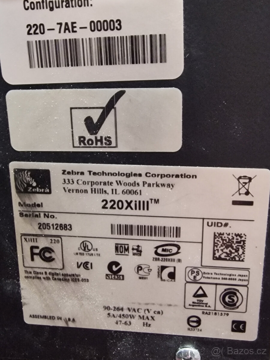 Tiskárna na etikety/štítky Zebra 220 XiIII Plus - 6