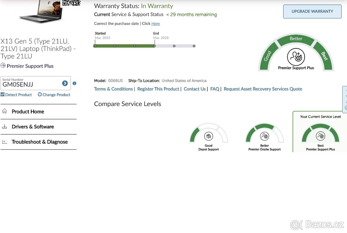 lenovo ThinkPad X13 gen5 Ultra 7 32GB Accidental záruka 2028 - 6