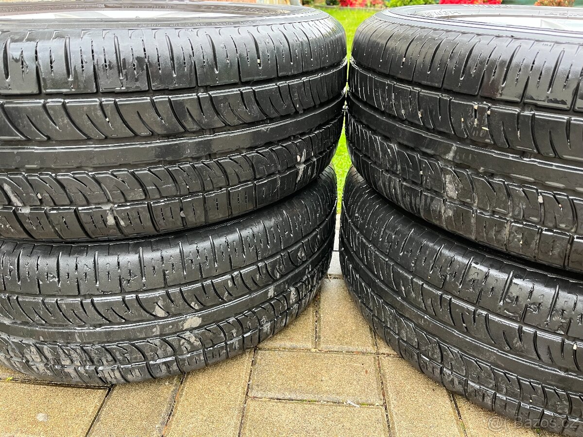4x alu disky 5x114 R18, + matky, letní pneu 70% - 6