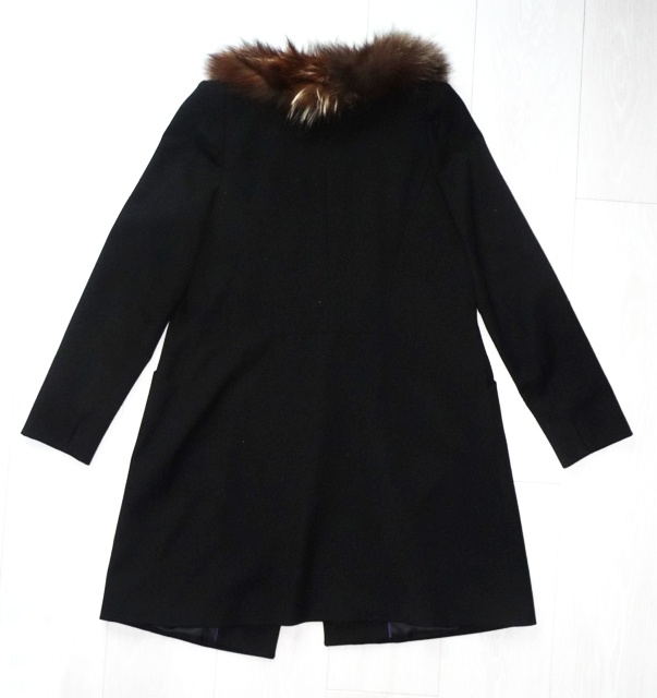 Kvalitní černý kabát/paleto, vel. L zn. 1-2-3 - 6