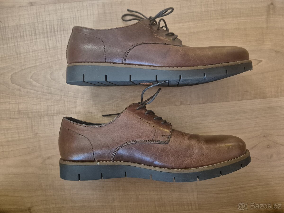 Společenské vycházkové boty pánské v.40 hnědé Baťa - 6