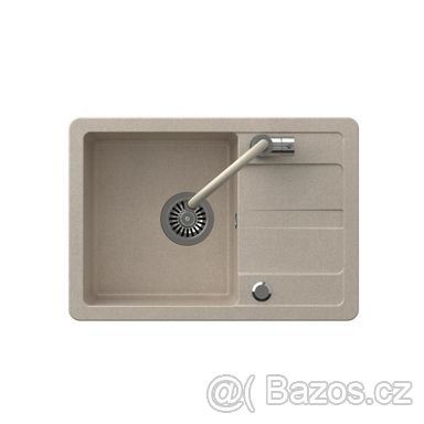 KUCHYŇSKÝ GRANITOVÝ DŘEZ STEINER NANO 30 + BATERIE + SIFON - 6