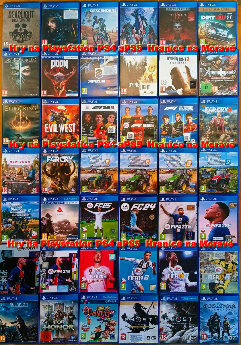 Hry na Playstation PS 4 a PS 5 - 2. část seznamu - 6