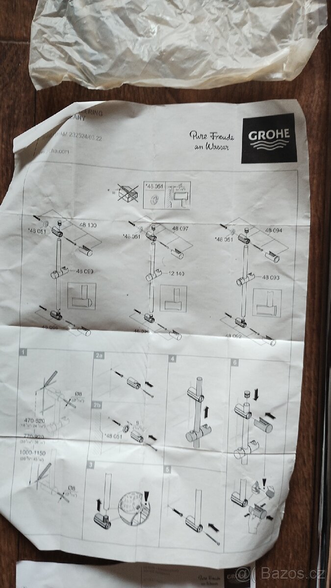 Sprchová tyč Grohe Euphoria - 6