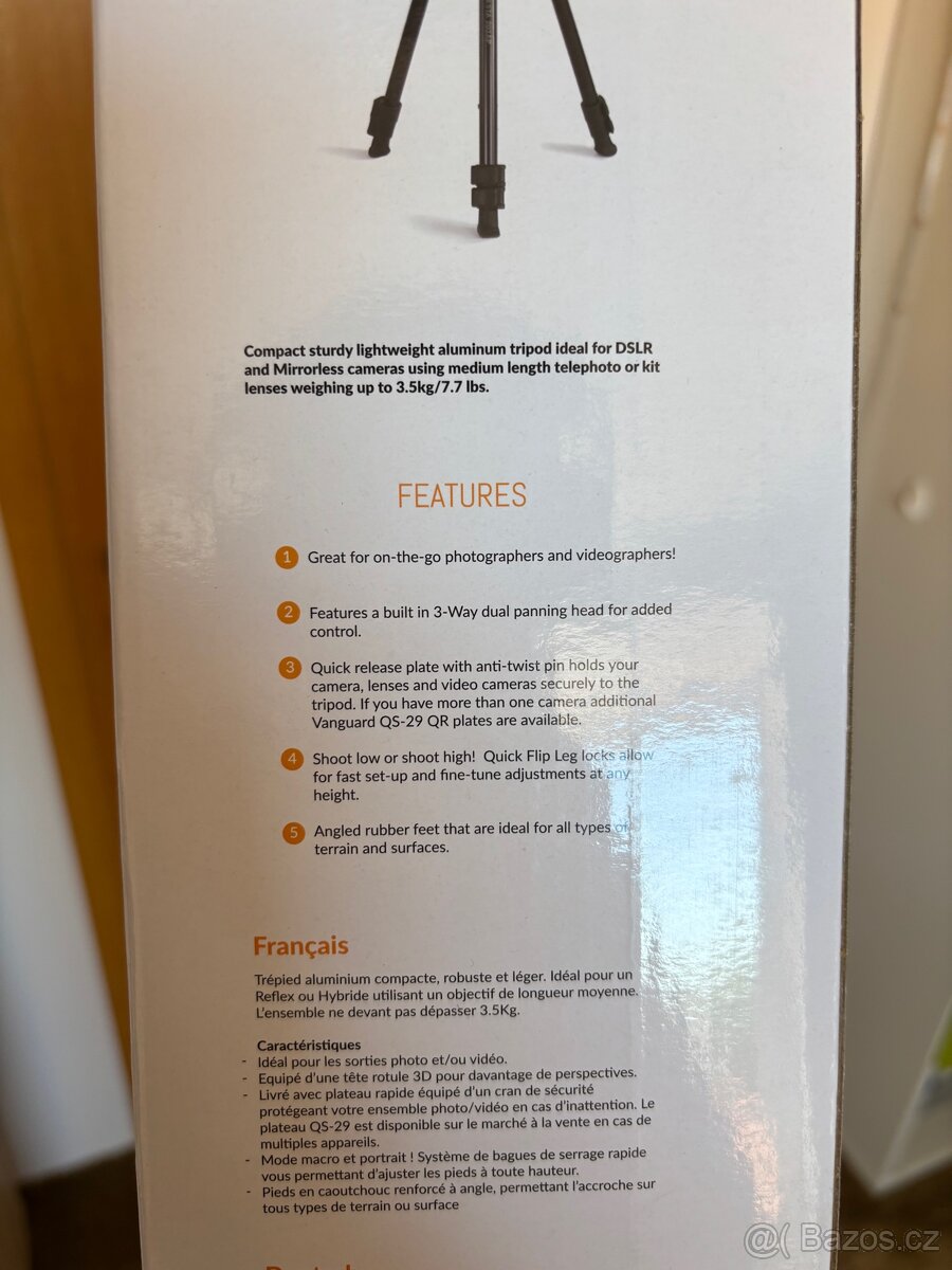 Stativ Vanguard Vesta 203AP - 6