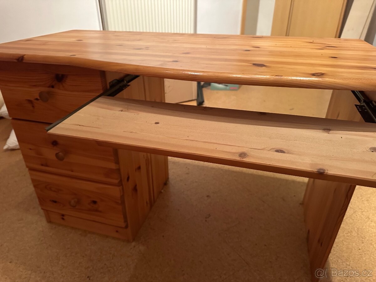 Masivní psací stůl 120x60cm - 6