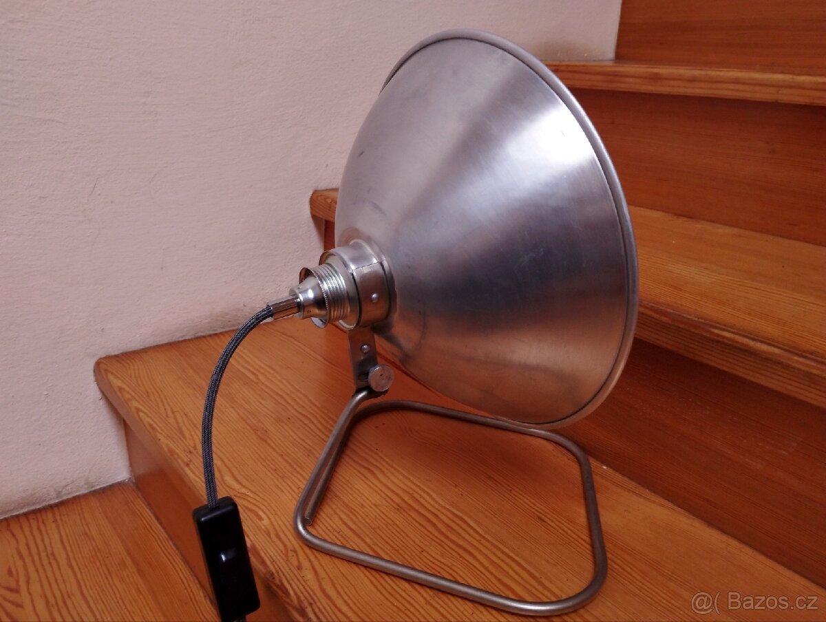 Retro kovová industriální lampa - 6