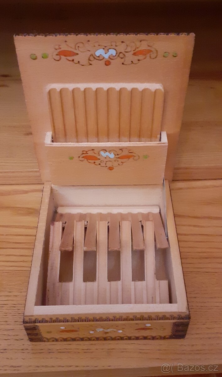 retro dřevěná krabička na cigarety - 6