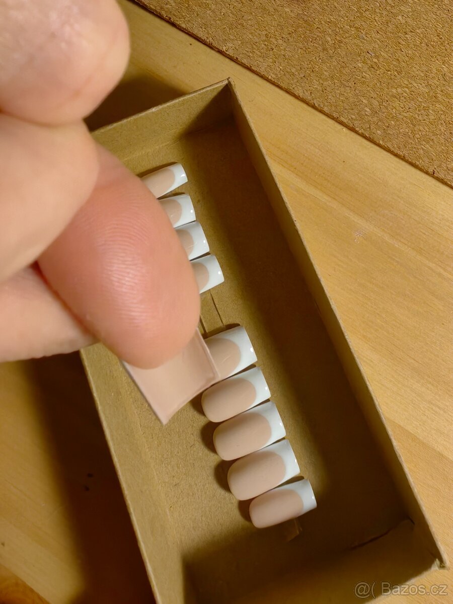 Ručně malované nalepovací gelové press on nehty - 6