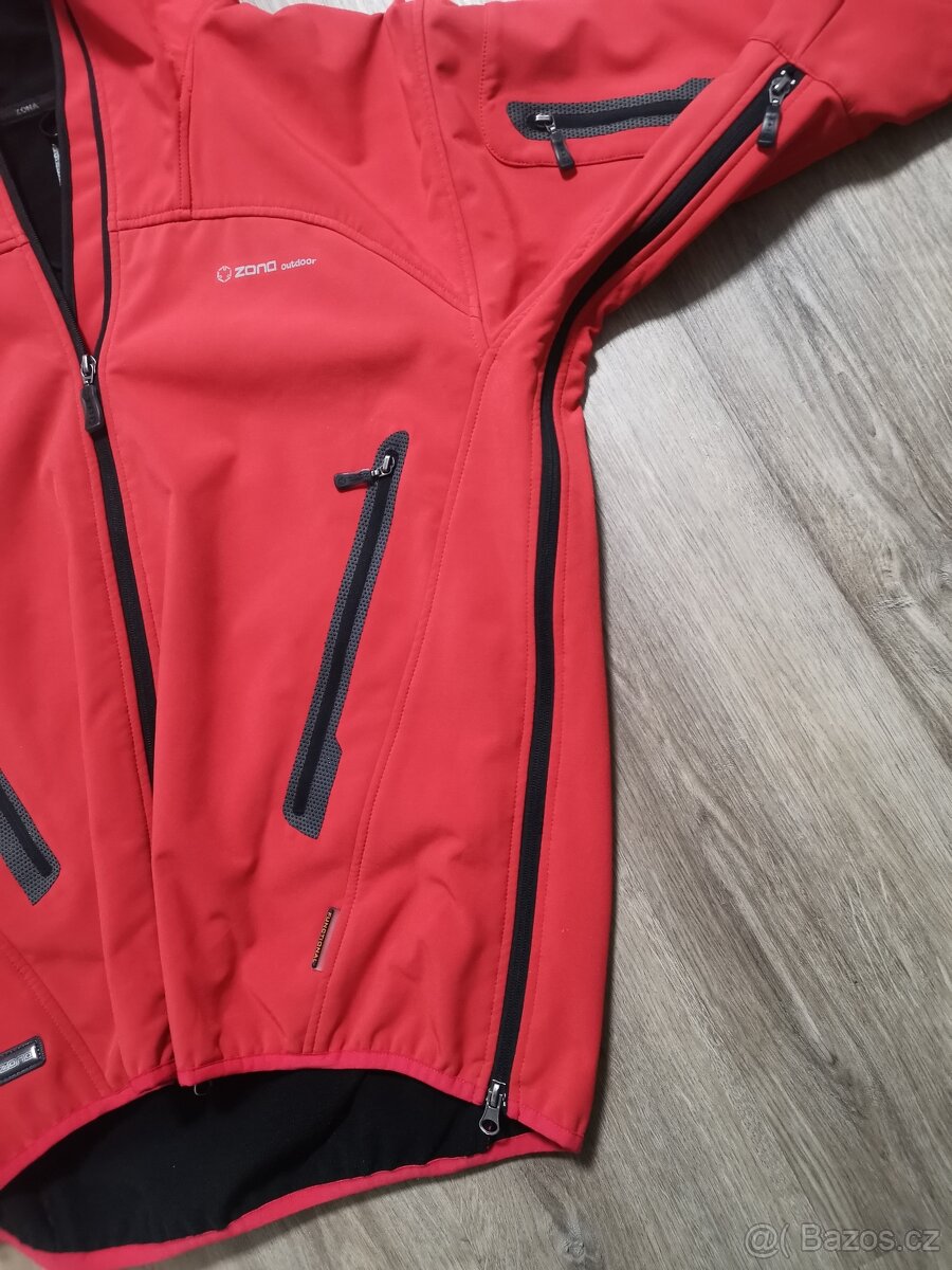 Pánská sportovní softshellová, outdoorová bunda Zóna vel. M - 6