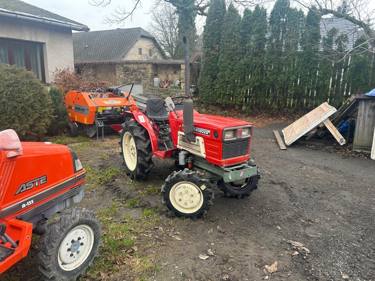 Malotraktor Yanmar + jednoradličný pluh - 6