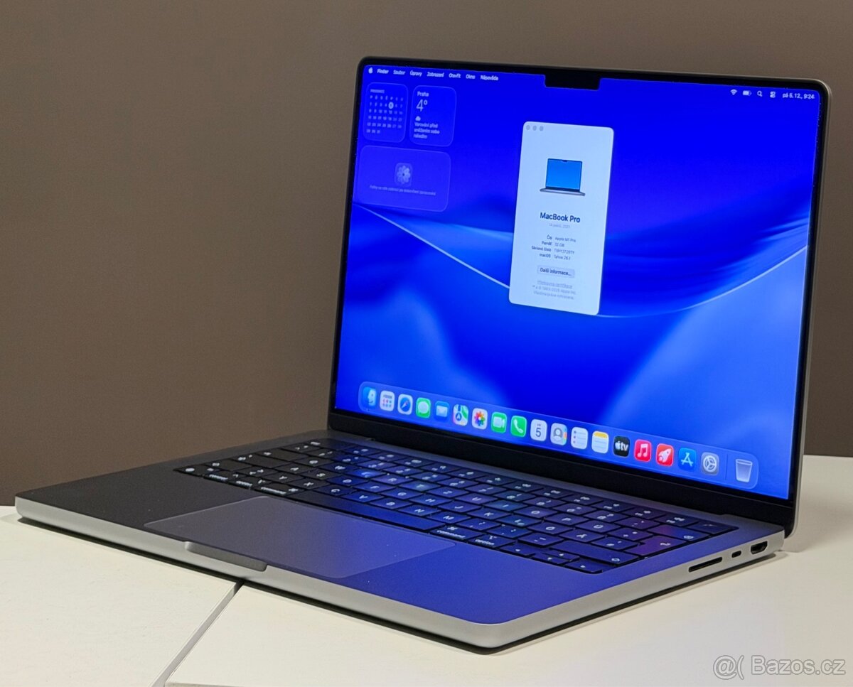 MacBook Pro 14” CTO 2021 /32GB/M1 Pro/1TB SSD DISK/Záruka - 6