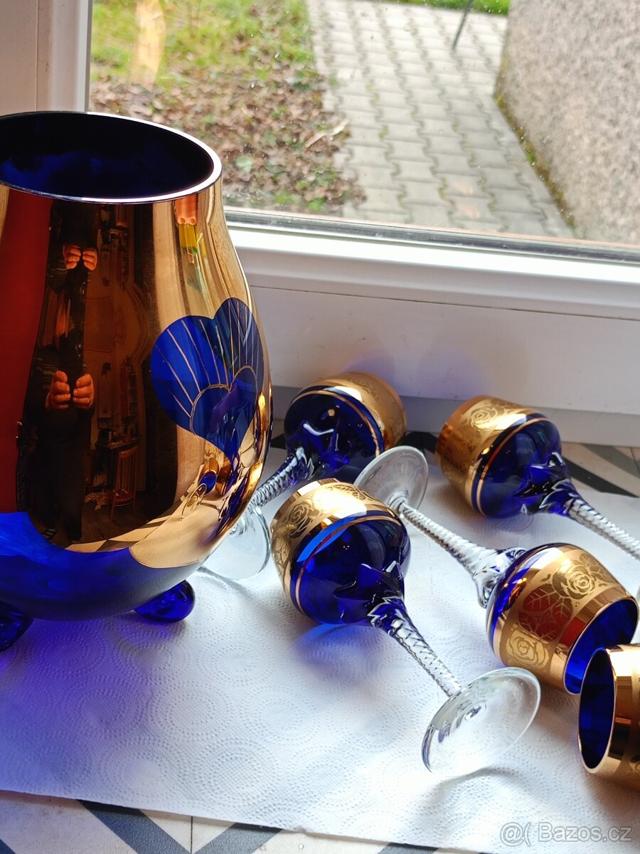 Krásný zlacený servis SLÉVÁ - 6