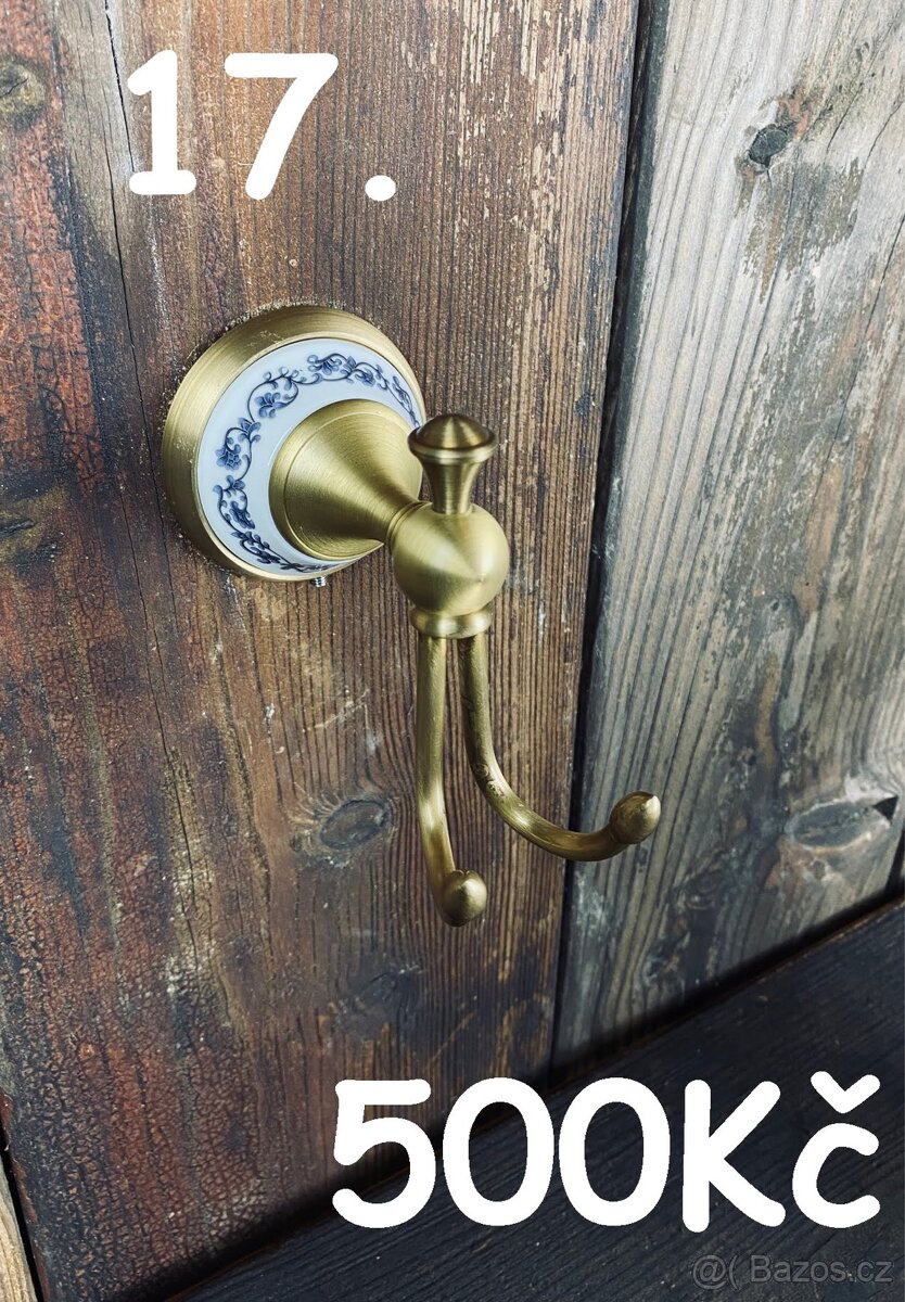 Mosazné koupelnové doplňky - 6