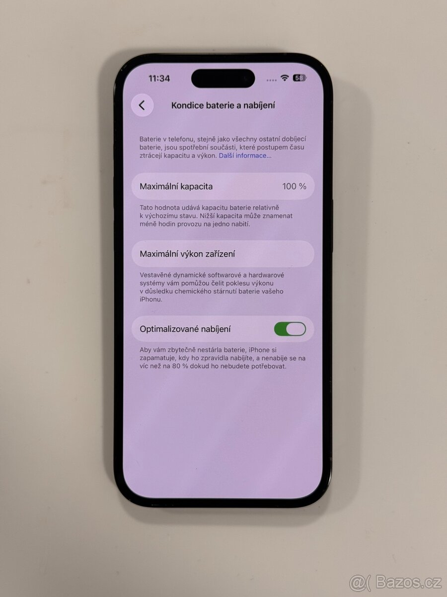 iPhone 14 Pro 256GB - 100% baterie - 6