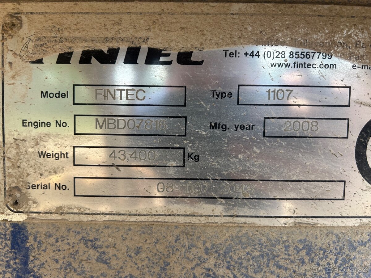 Čelisťový drtič FINTEC 1107 - 6