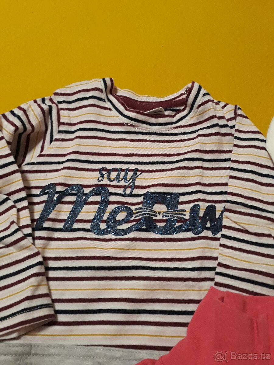 Dívčí oblečení 8ks vel. 86/92 - 6