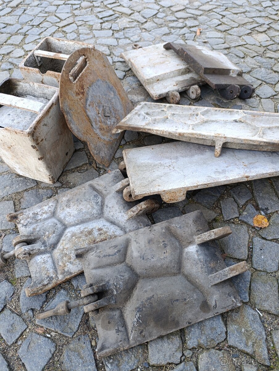 Forma na staré tvárnice, staré ztracené bednění - 6