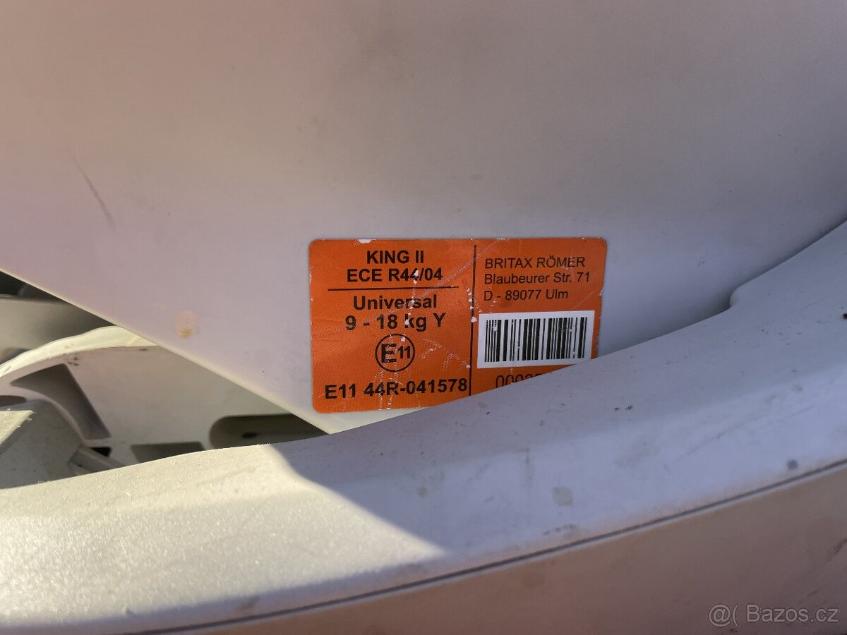 Britax Römer/autosedačka/Typ KingII/9-18 kg - 6