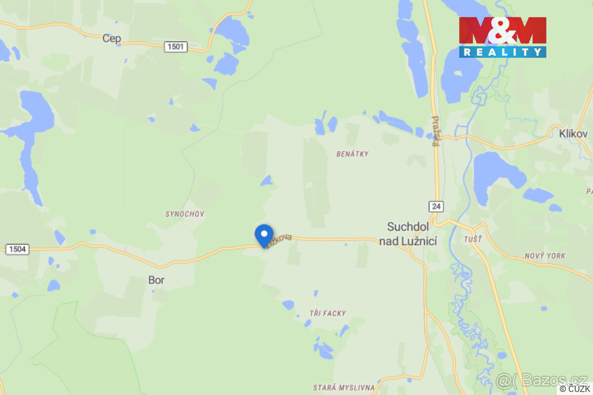 Prodej pozemku k bydlení, 1412 m², Suchdol nad Lužnicí - 6