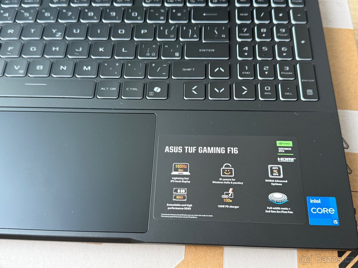 Nový ASUS TUF 16 RTX5060 16gb - 6