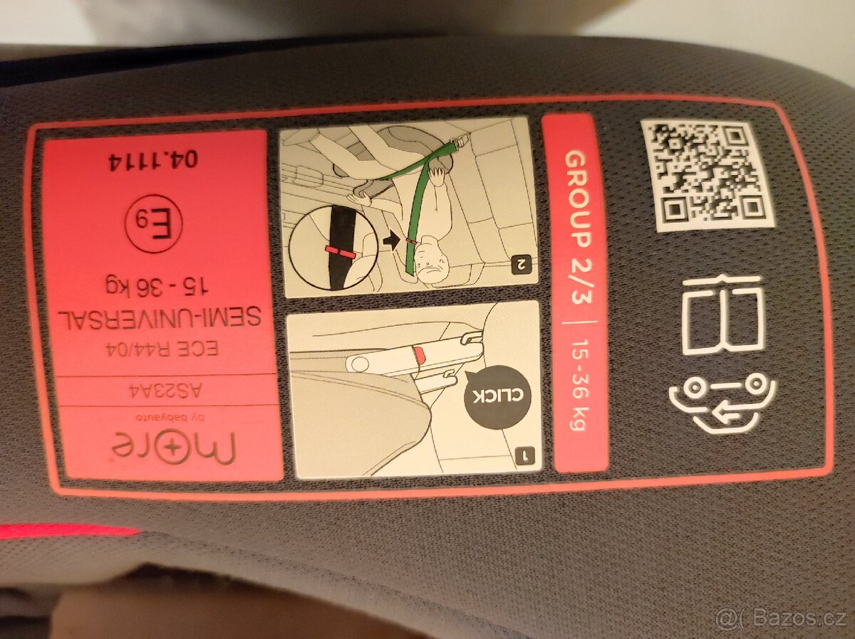 Prodám podsedák i Isofixem - 6