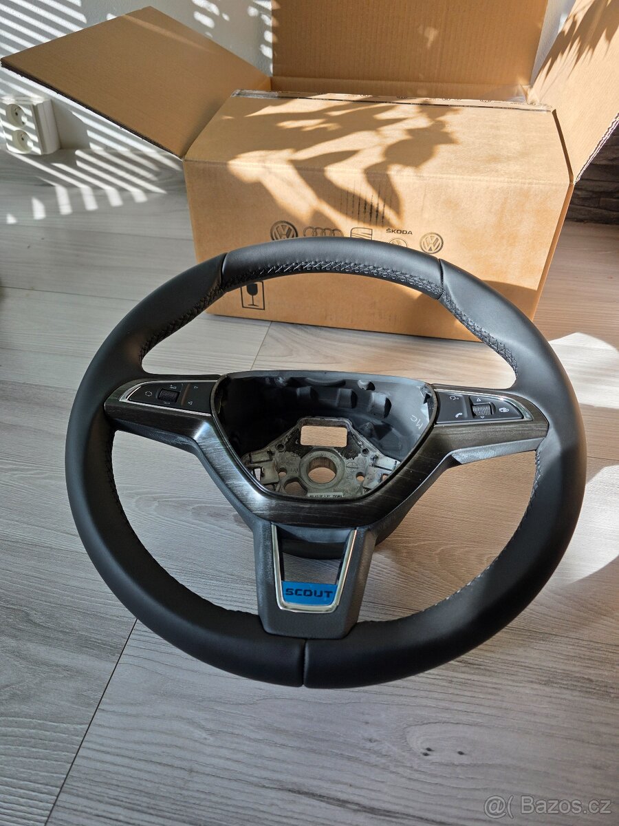 Nový kožený volant Škoda Scout - 6
