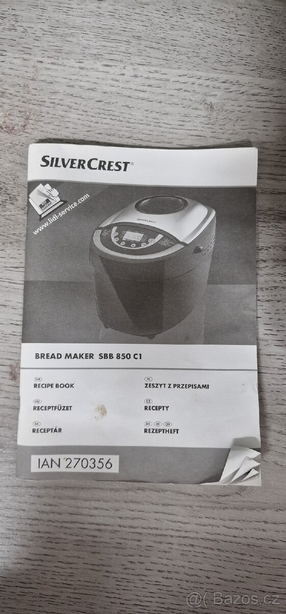 Domácí pekárna silvercrest Bread maker SSB 850 C 12 programů - 6
