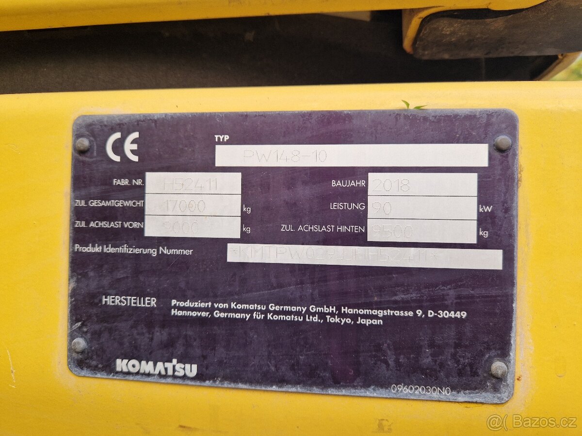 Komatsu pw148-10 - 6