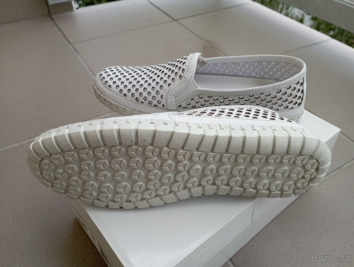 Kožené dámské polobotky - 6