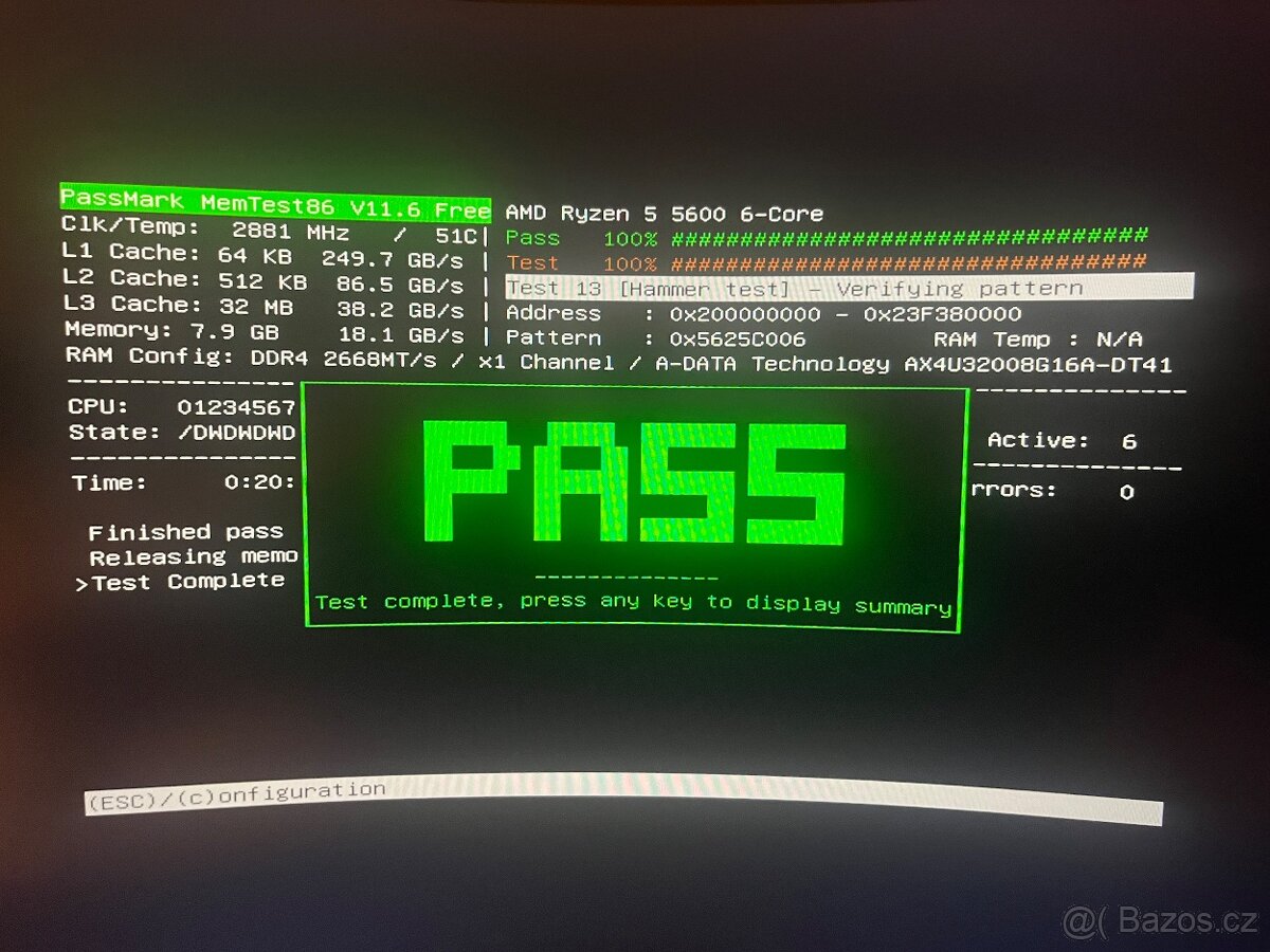 Adata XPG D41 RGB 2x16Gb DDR4 3200mhz CL16 - 6