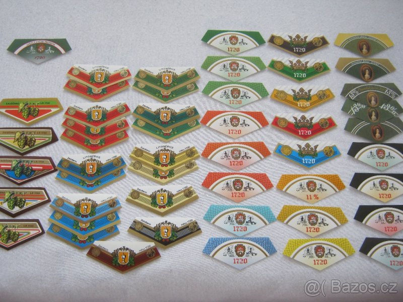 pivní etikety pivovar Litoměřice 486ks etiket - 6