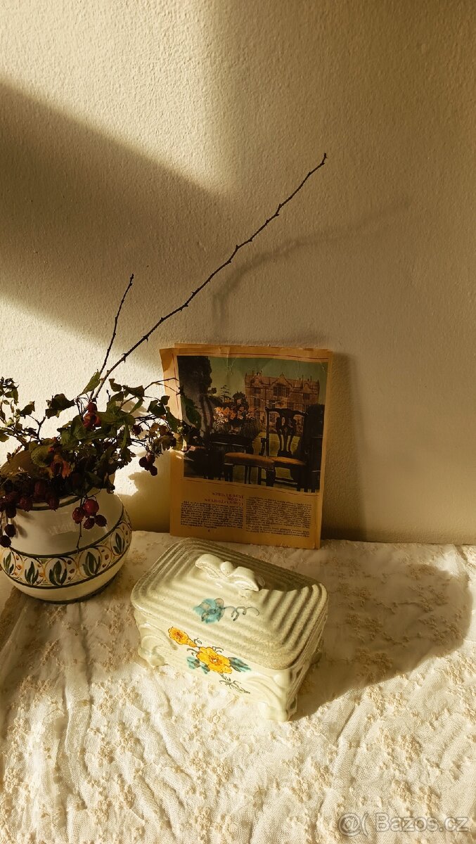 Starožitná dóza na šperky Švýcarsko - 6