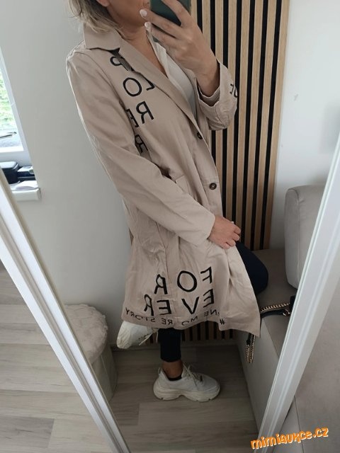 Luxusní dámský kabát cargo ONE MORE STORY -NOVÝ - 6