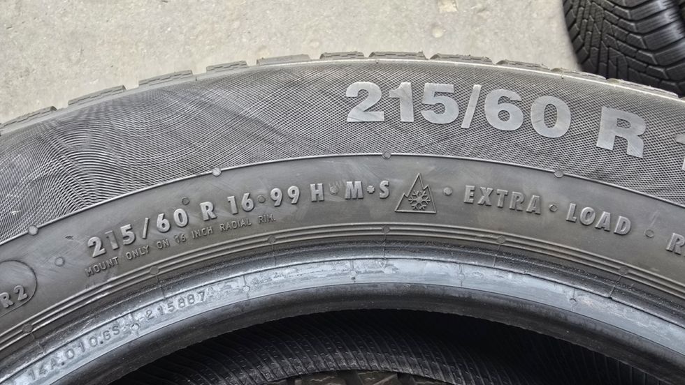 Zimní pneu 215/60/16 Continental - 6