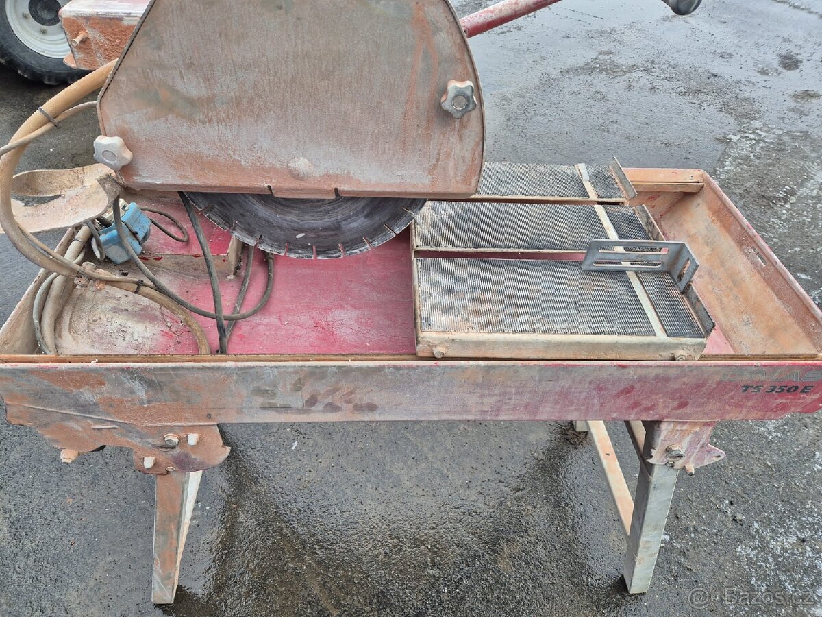 Stolová řezačka na zámkovou dlažbu / beton / cihly - 6