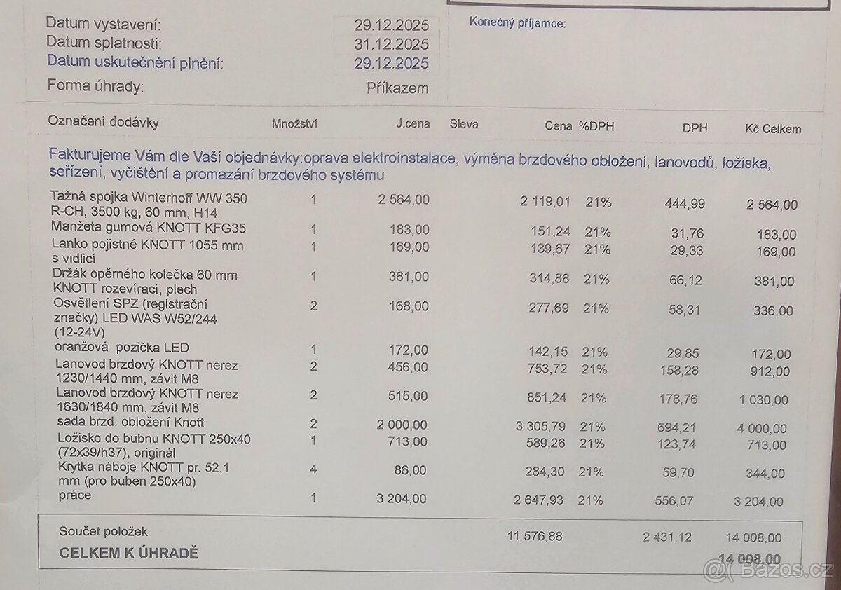 Autopřepravník na 2 auta - 6